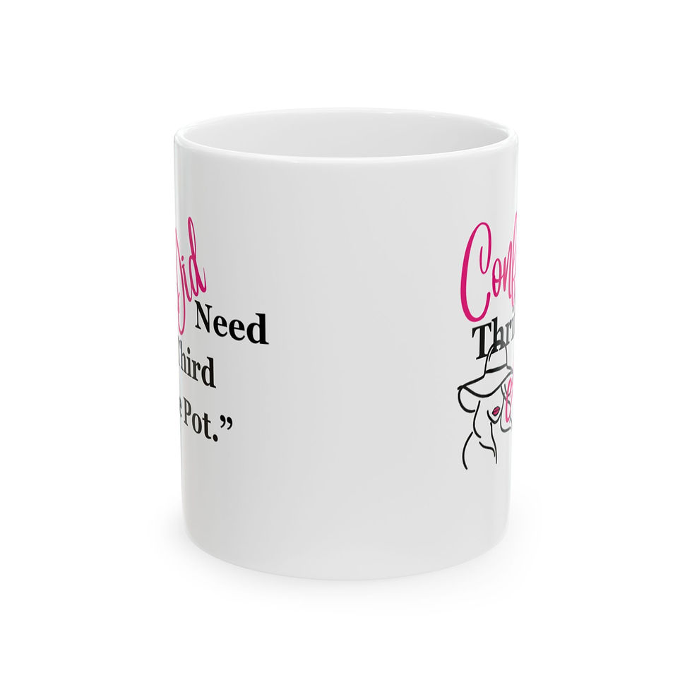 Thumbnail: Funny Gift for Thrift Store Addicts, Confessions Line Coffee or Tea Mug 7