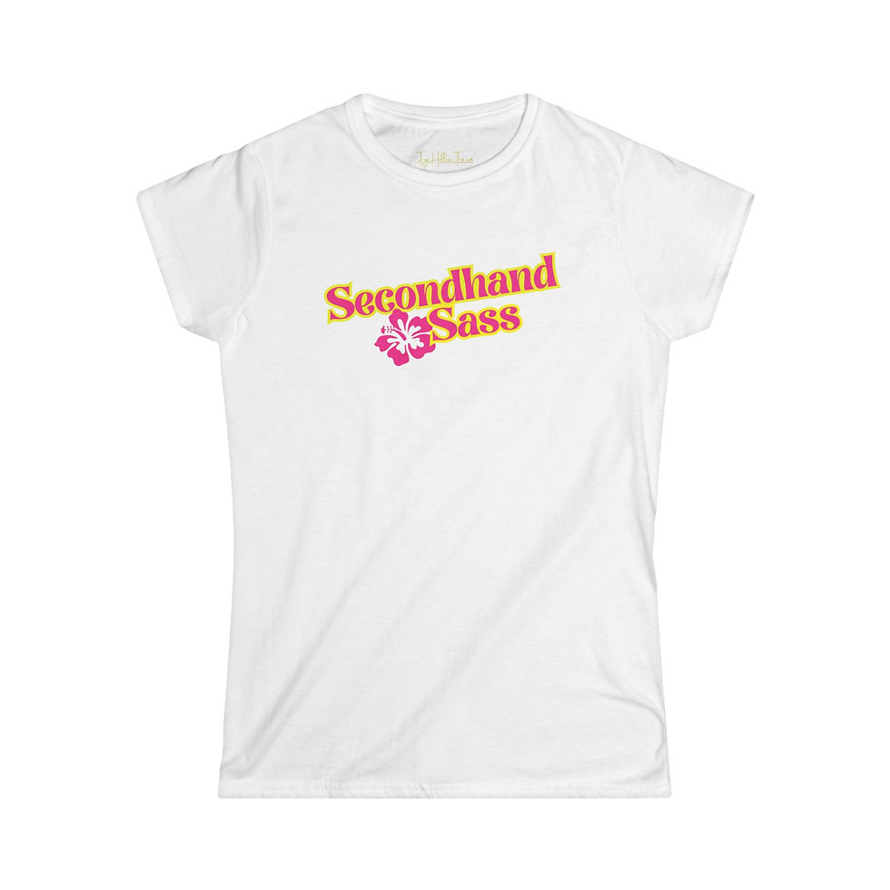 Thumbnail: Sassy Graphic Tee, Secondhand Sass Shirt, Trendy Womens Top, Great Gift Idea 10