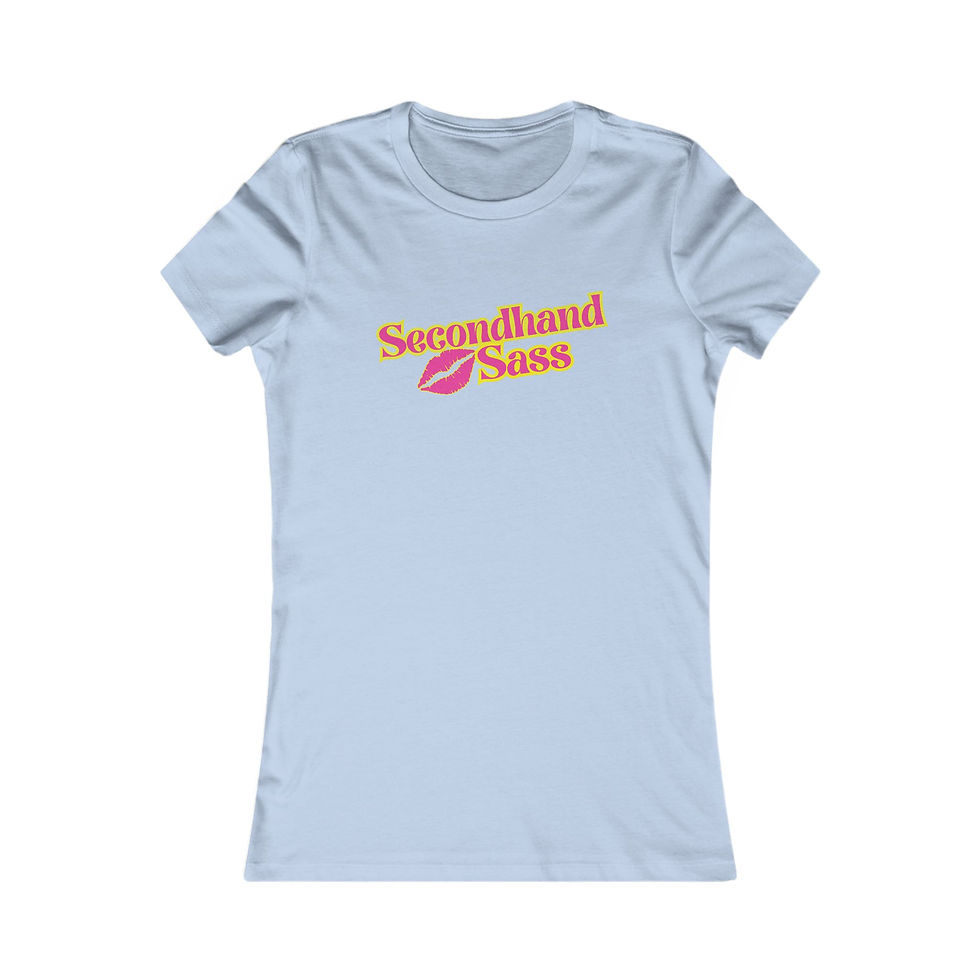 Thumbnail: Secondhand Sass Women's Tee, Sassy Graphic Shirt, Trendy Vibes, Summer Fashion 15