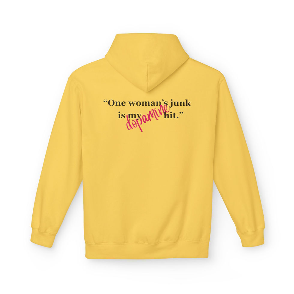 Thumbnail: Confessions Line, Thrift Store Addict Hoodie, Perfect Gift for Thrifty Shoppers 15
