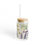 Thumbnail: Botanical Herb Sipper Glass | 16oz Floral Drink Tumbler with Bamboo Lid | Straw 4