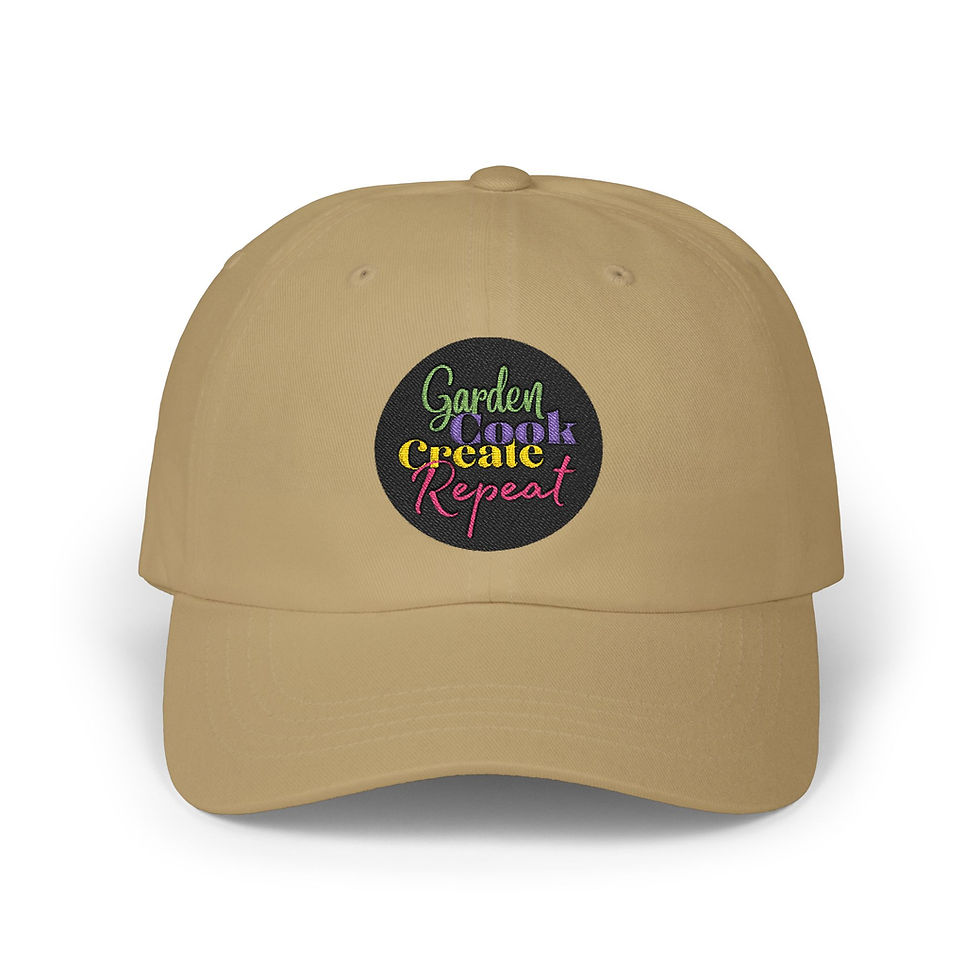 Thumbnail: Garden Cook Create Repeat | Embroidered Hat | Perfect for Cooks & Gardeners 7
