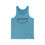 Thumbnail: Tank Top for Plant Lovers and Gardeners in Aqua Front View