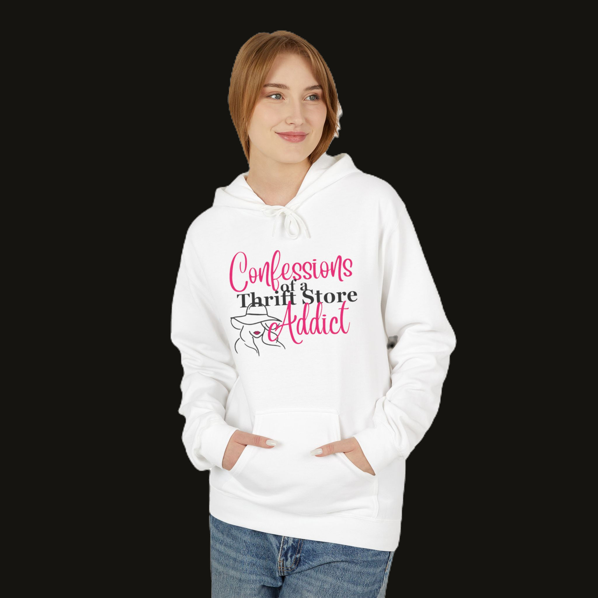 Thrift Store Addict Hoodie, Perfect Gift for Thrifty Shoppers, Unique Fashion