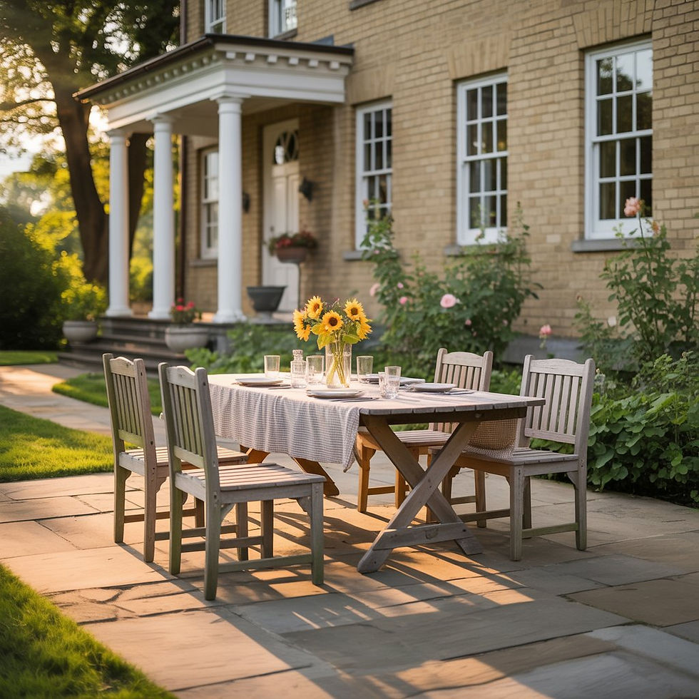Front Patio Dining Area
