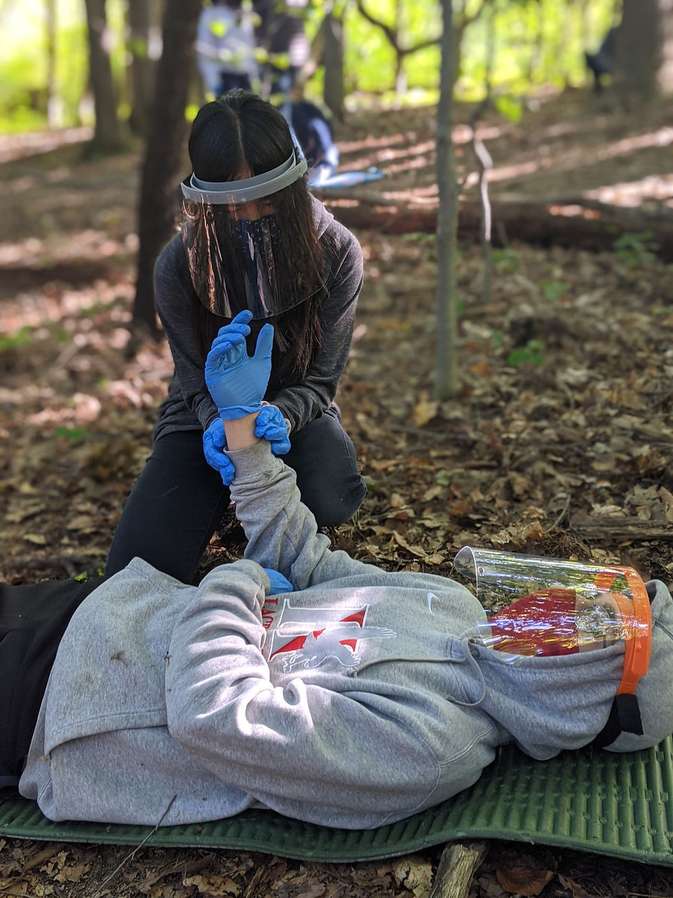 Wilderness First Responder training