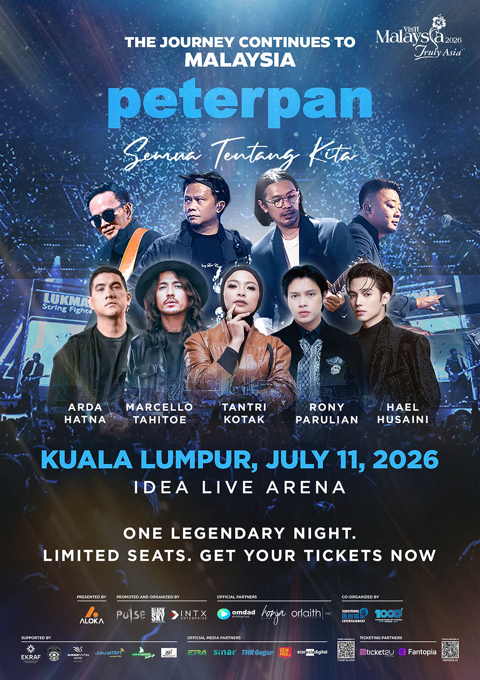 Konsert Peterpan 11 Julai Ini Dijangka Jadi Antara Yang Paling Emosi Tahun 2026