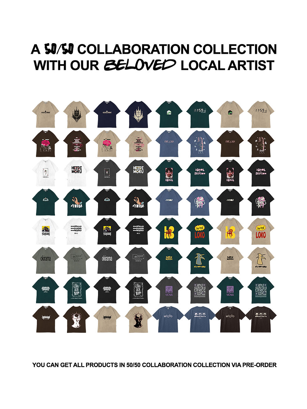 Section Lancar Koleksi Merch Bersama Artis Indie Tempatan