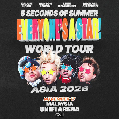 5 Seconds of Summer Kembali Gegar Malaysia 17 November 2026