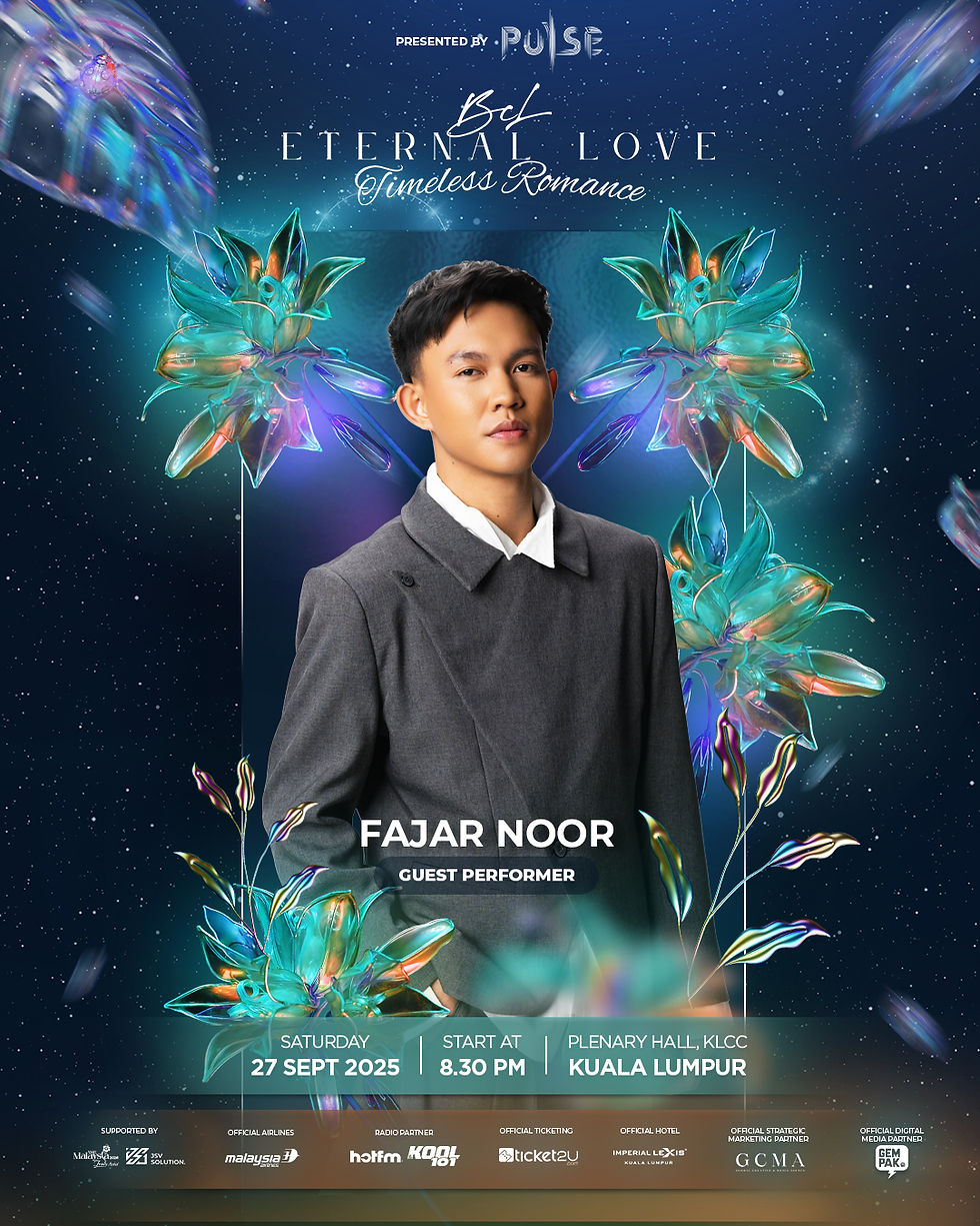 Selepas Debut di Anugerah Melodi Terhangat, Fajar Sertai Konsert BCL “Eternal Love, Timeless Romance” di KLCC