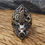 Thumbnail: Archery thumb mens ring ottoman calligraphy 925 sterling silver
