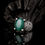 Thumbnail: Mens ring green agate gemstone filigree sterling silver