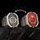 Thumbnail: Mens ring seal of solomon and crescent star 2 sided 925 sterling silver