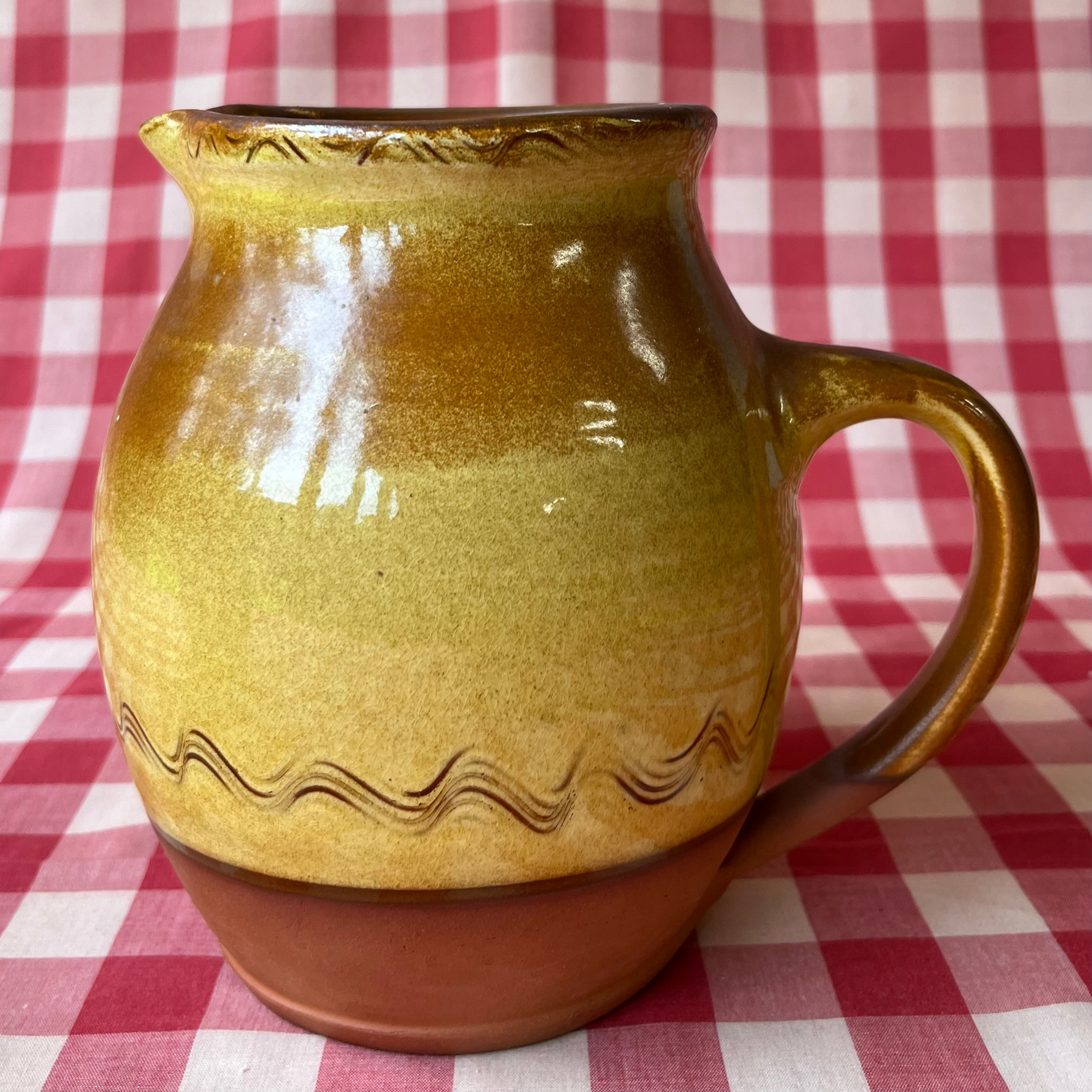 3 pint honey glaze jug