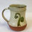 Thumbnail: Pint tankard with fern decoration 13cmH