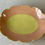 Thumbnail: Scallop rim oval dish in pink and yellow