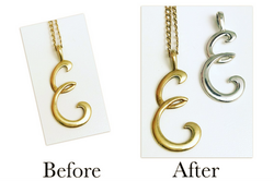 Initial 'E' Pendant