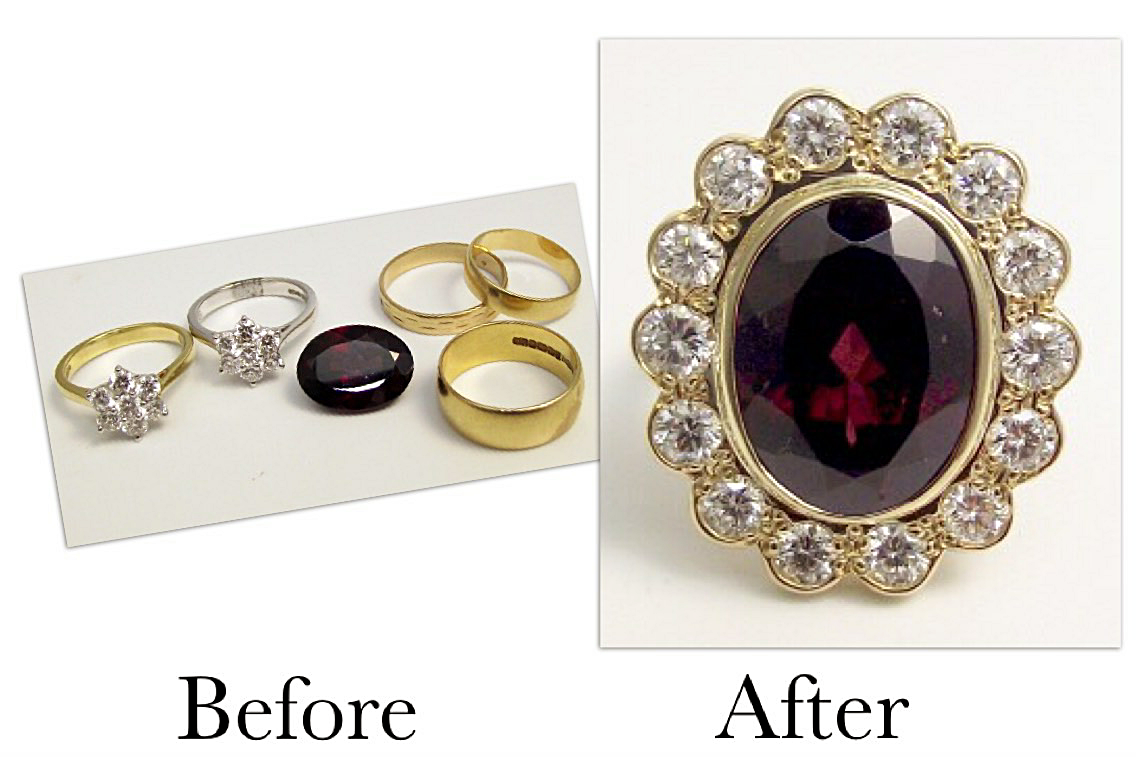 Garnet & Diamond cluster