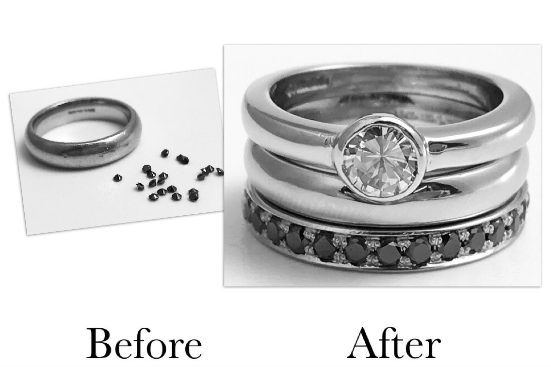 Black Diamond Eternity Ring