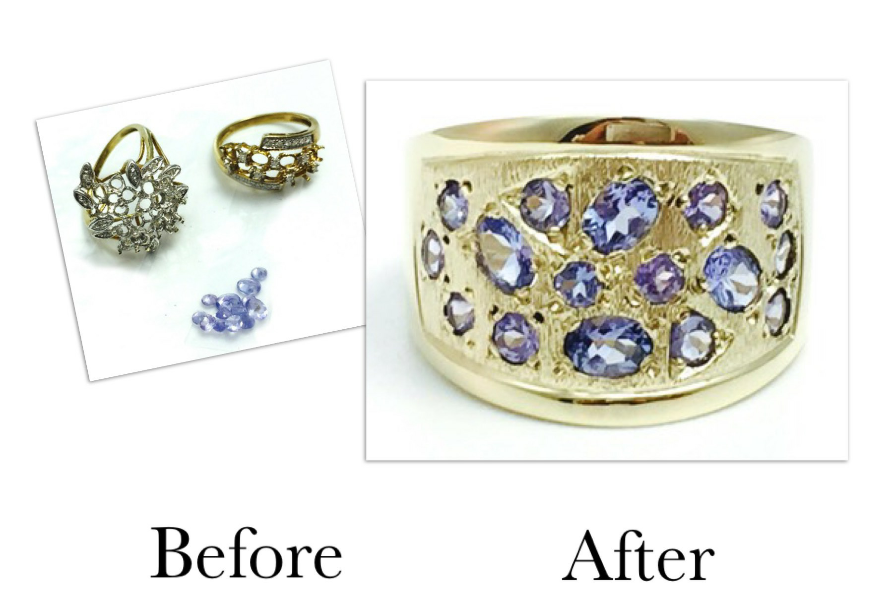 One Off Tanzanite Band