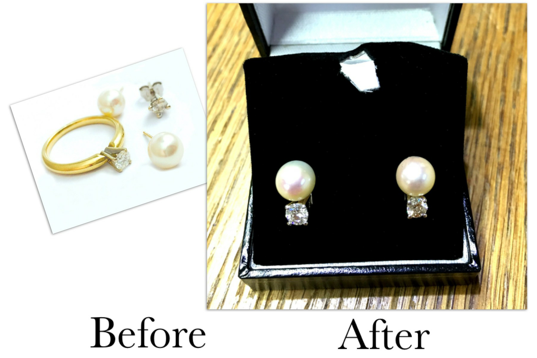 Pearl & Diamond Studs
