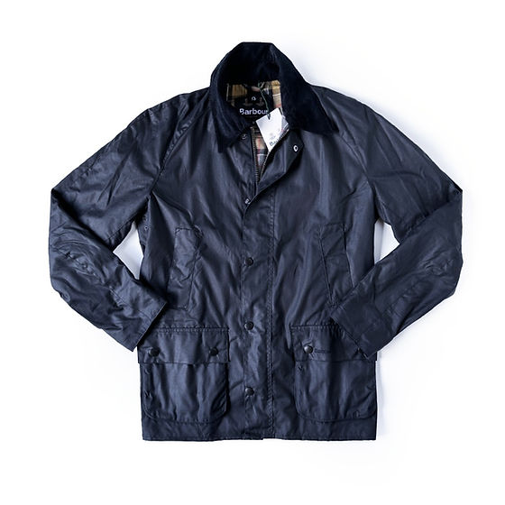 試着のみ　Barbour ASHBY WAX JACKET ネイビーM 超美品 Navy Ashby Wax Jacket | Barbour
