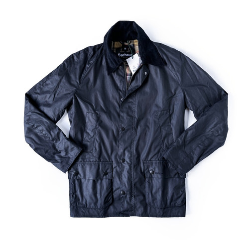 BARBOUR ASHBY NAVY WAXED JACKET | The TBCo. Classics