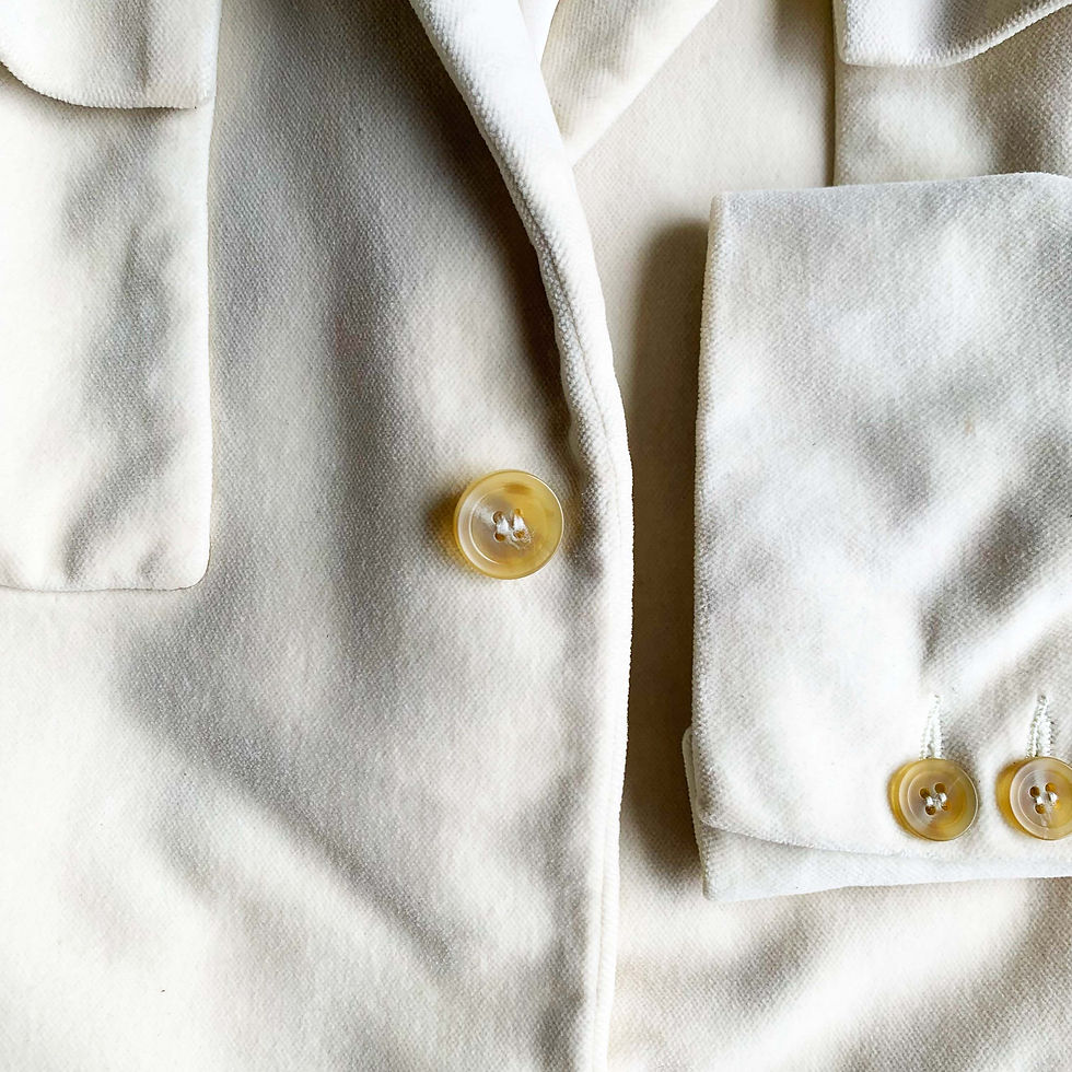 Thumbnail: RICK OWENS CREAM MOLESKIN JACKET