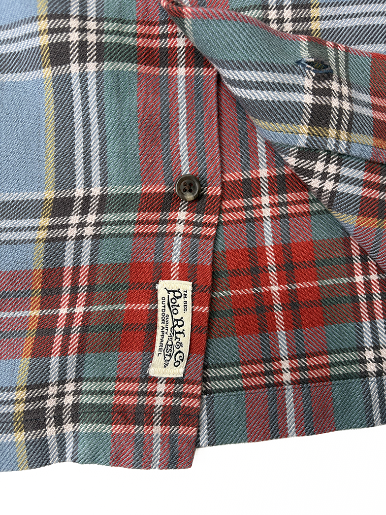 Thumbnail: Polo Ralph Lauren Classic fit plaid flannel camp shirt