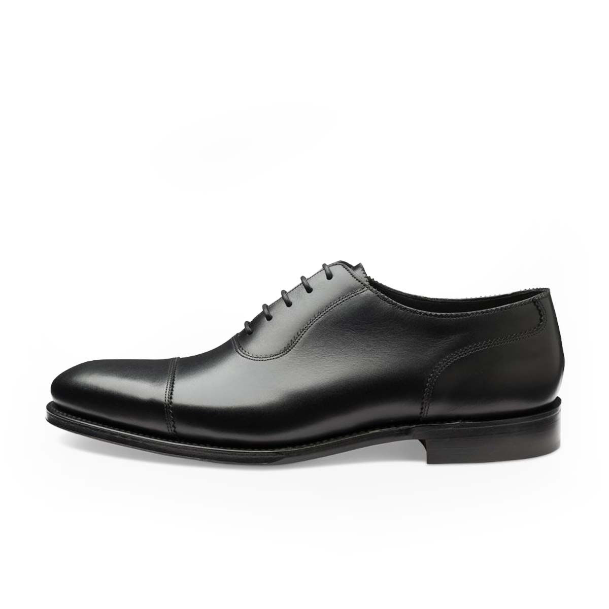 Loake 1880 Evans Cap Toe black Calf Leather