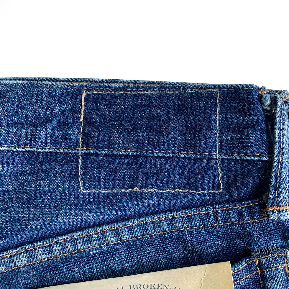 Thumbnail: DENIME SELVEDGE FADED DENIM JEANS