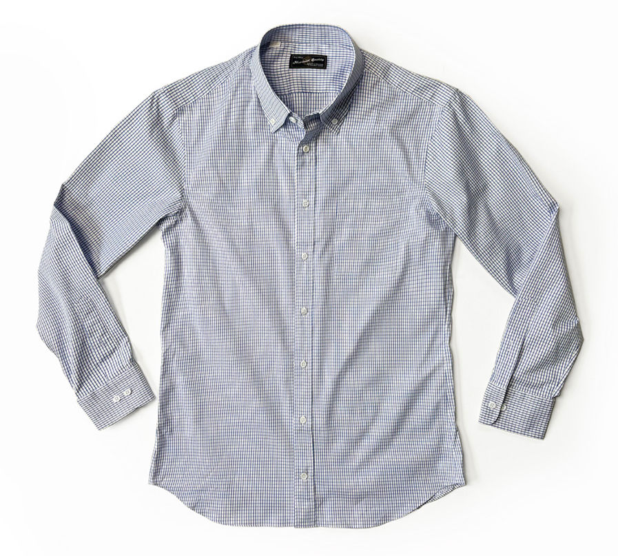 TBCo. HEIRLOOM QUALITY OCBD OXFORD CHECK SHIRT