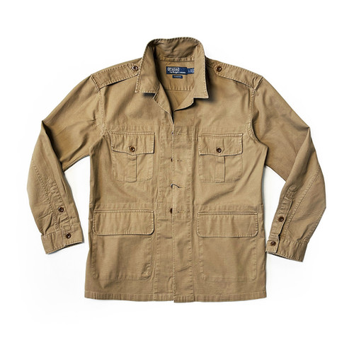 Polo Ralph Lauren khaki safari military jacket | The TBCo. Classics