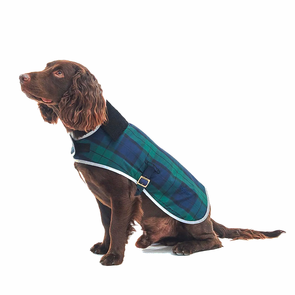 BARBOUR WETHERHAM TARTAN DOG COAT