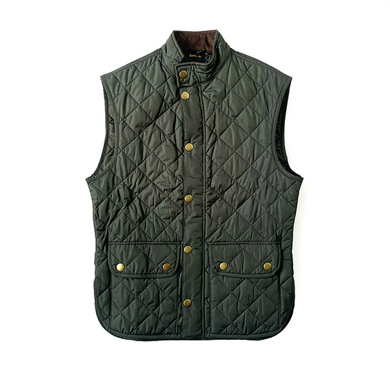 BARBOUR LOWERDALE GREEN QUILTED GILET | The TBCo. Classics