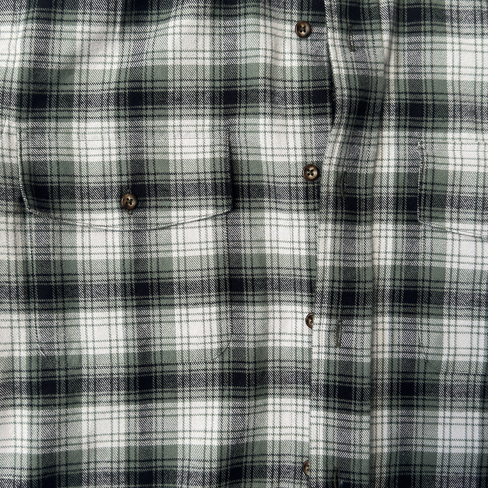 Thumbnail: TBCo. HEIRLOOM QUALITY GREEN PLAID FLANNEL SHIRT