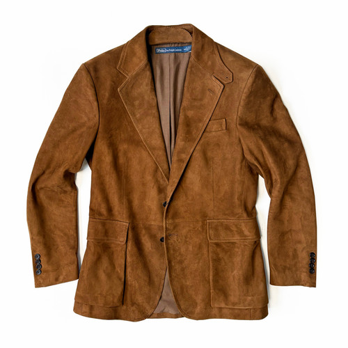 Polo Ralph Lauren RL67 brown suede jacket | The TBCo. Classics