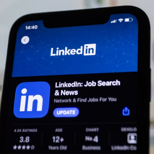 The linkedin logo app for lead generation strategy.