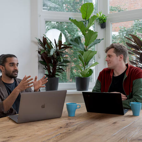 Startup investors reviewing business plans and funding opportunities.
