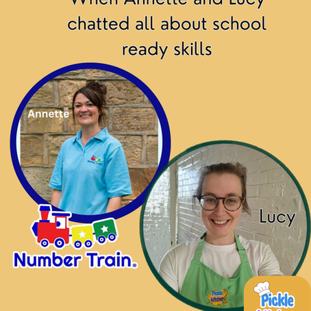 Annette from Number Train and Lucy from Pickle Kitchen meet to discuss getting ready for school