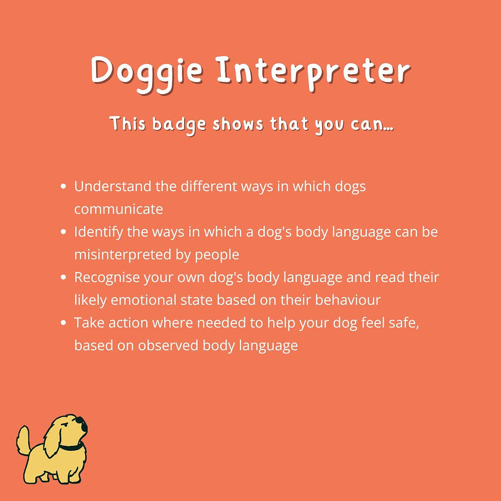 Thumbnail: Doggie Interpreter Badge