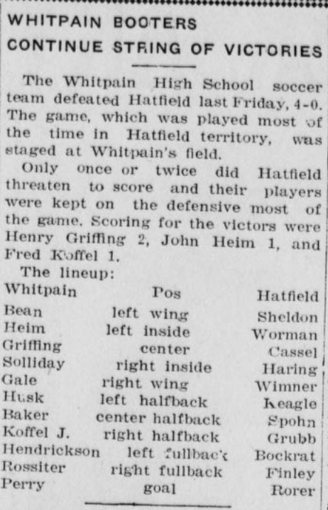 Clipping from Ambler Gazette (October 7, 1937): Page 6