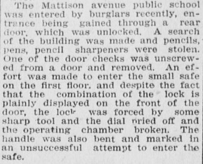 Clipping from Ambler Gazette (December 14, 1916): Page 6