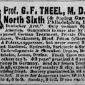 Dr. Gustavus Ferdinand Theel, Mayor of Ambler