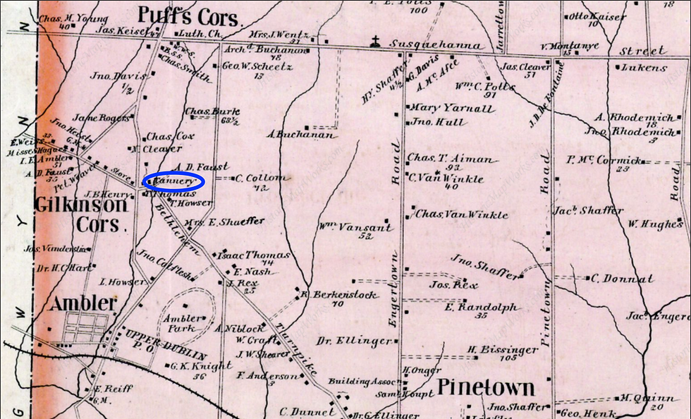 Montgomery County 1877, Upper Dublin; J.D. Scott, Publisher