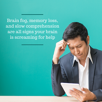 brain fog, memory loss, fatigue signs to improve brain health