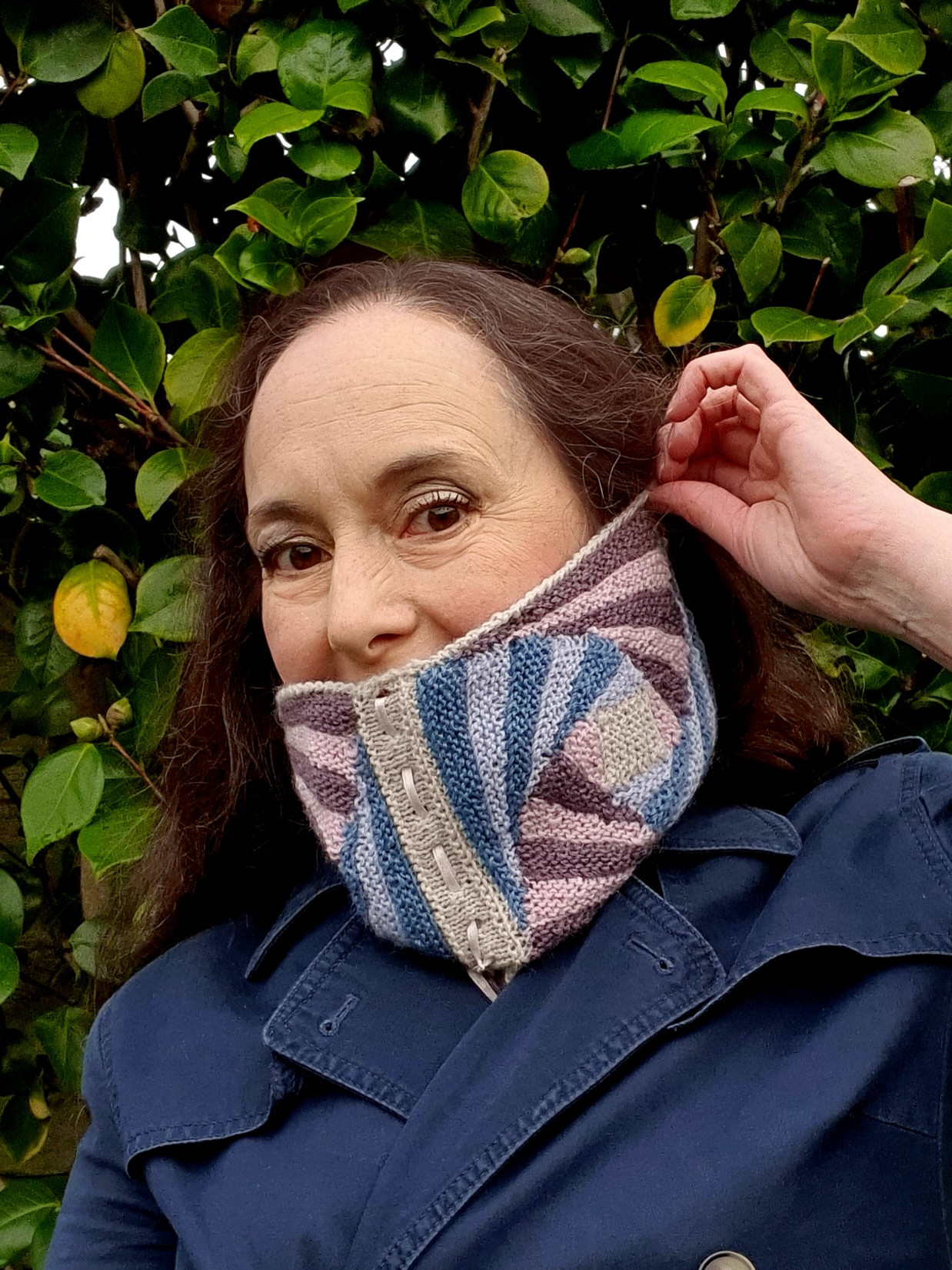 With a Twist Yoked Cowl Knitting Pattern