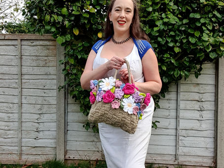 Flower Basket Bag Crochet Pattern Release