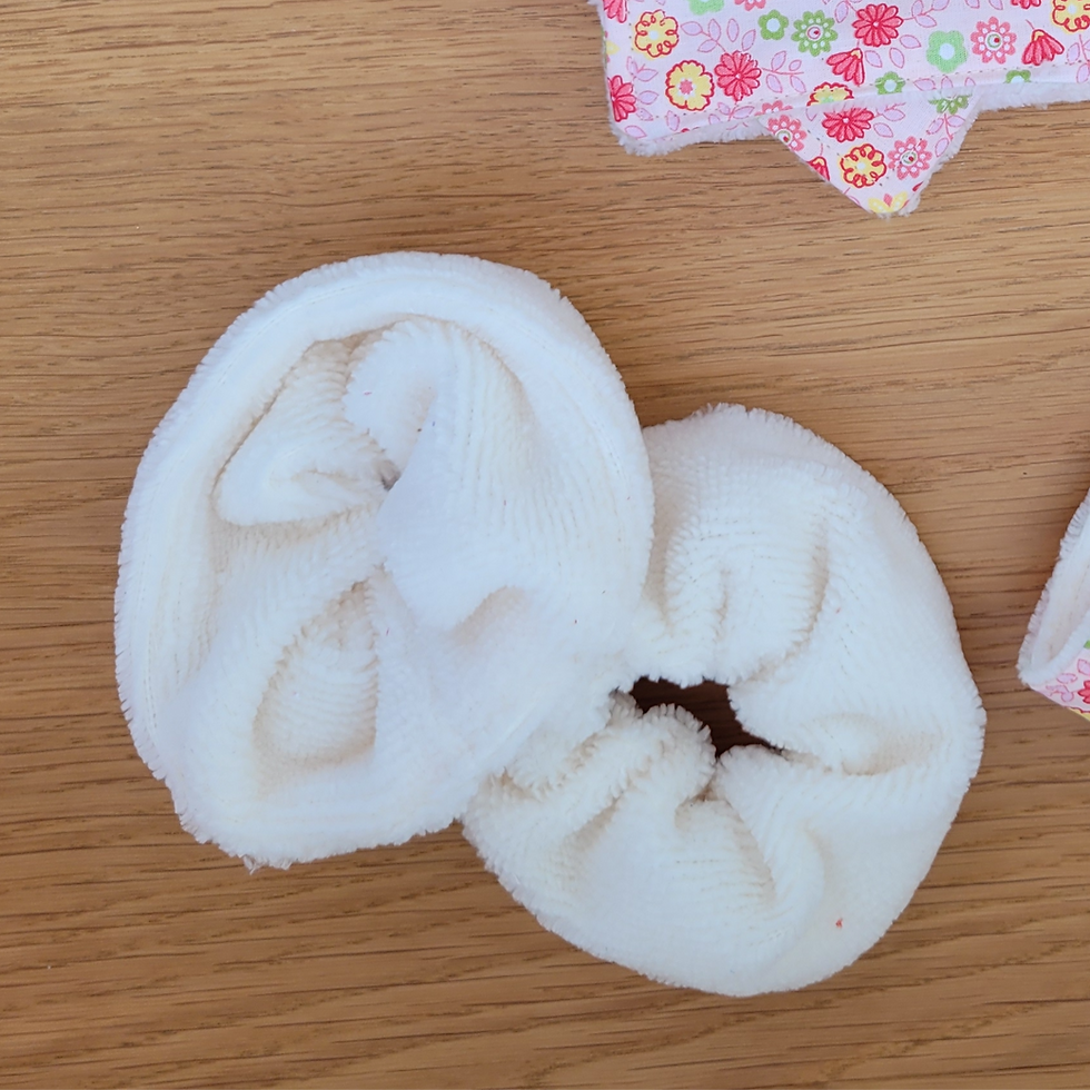 Manchettes en bambou tout doux écru