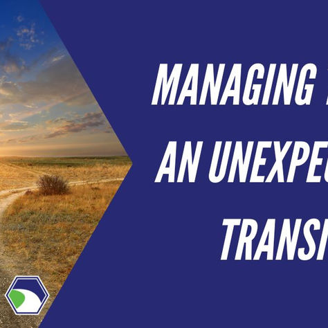 Managing Through an Unexpected Job Transition